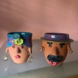 Colorful Face Planters